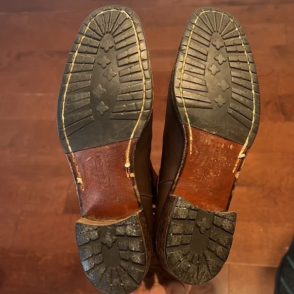 Coach Brown Leather Ankle Boots - Picture 6 of 9